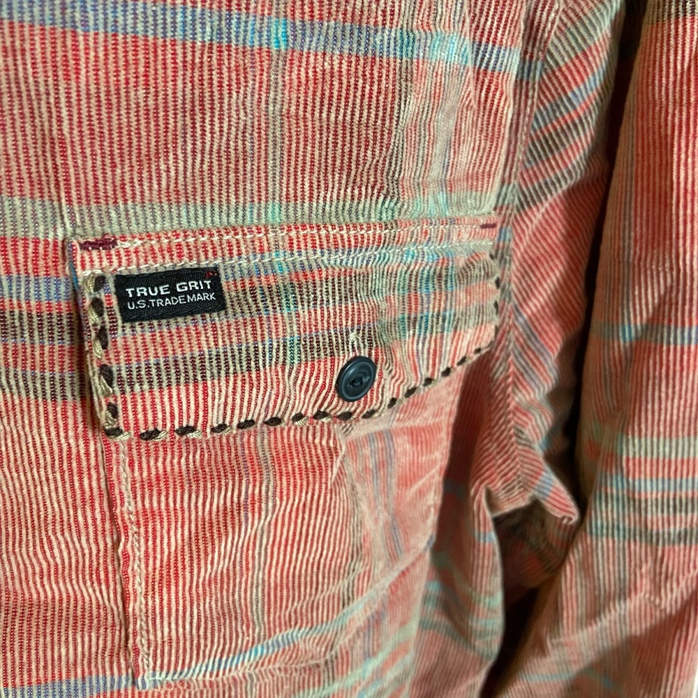 Men’s L True Grit corduroy shirt